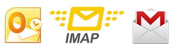 gmail to outlook imap header image