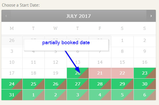 partially booked date woocommerce bookings accommodation image