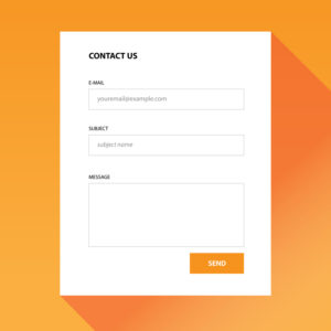 example contact form icon