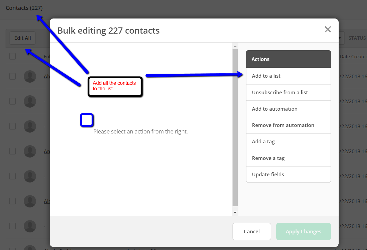 add shopify contacts to the activecampaign list