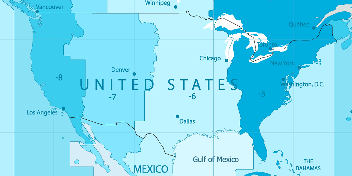 PHP (or WordPress) City / Locations to use for North American (USA) Timezones -