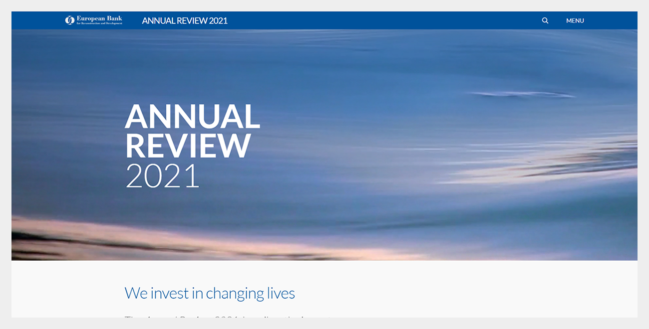 ebrd annual report 21 homepage